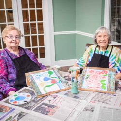 retirement painting activities New Harmony, Indiana